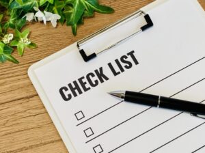 申請をスムーズに進めるためのチェックリスト